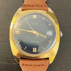 Vintage Timex Electric Watch Running